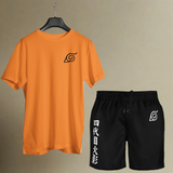 Load image into Gallery viewer, Naruto Anime T-Shirt &amp; Shorts Combo 2