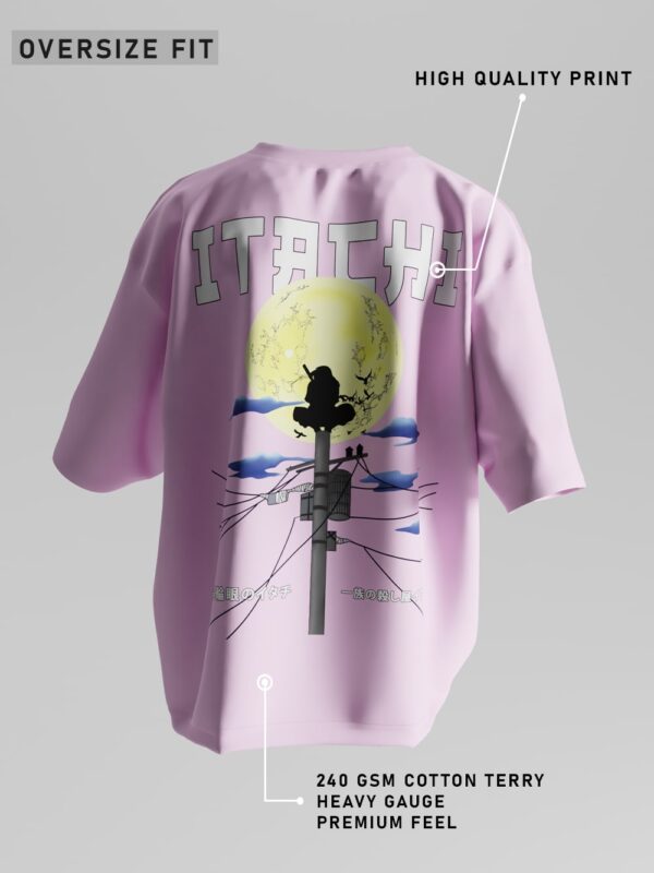 Itachi of the Sharingan Oversized T-Shirt - Image 4