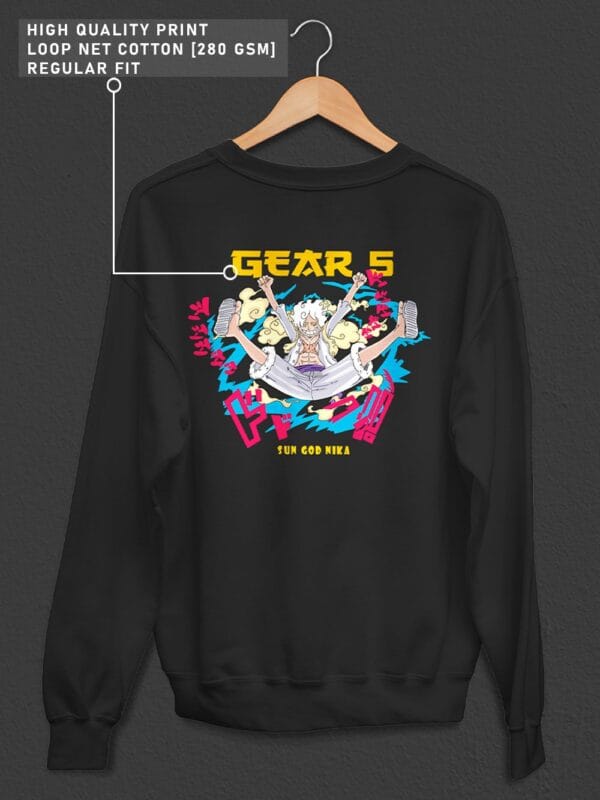 Gear 5 Luffy Anime Sweatshirt - Image 2