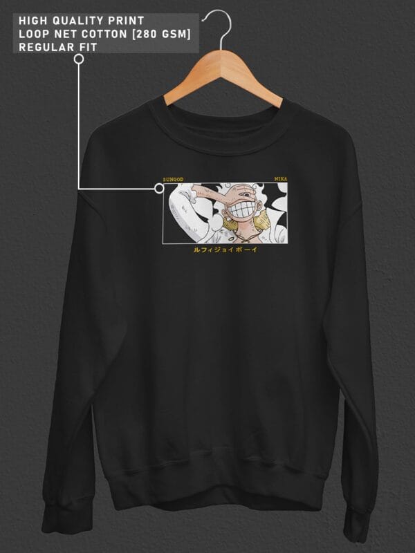 Gear 5 Luffy Anime Sweatshirt - Image 3