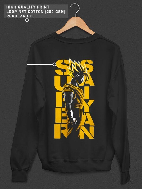 Super Saiyan Anime Sweatshirt - Image 3
