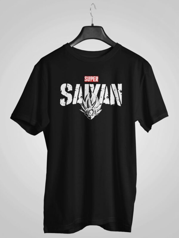 Super Saiyan Goku Half Sleeve T-Shirt - Image 2