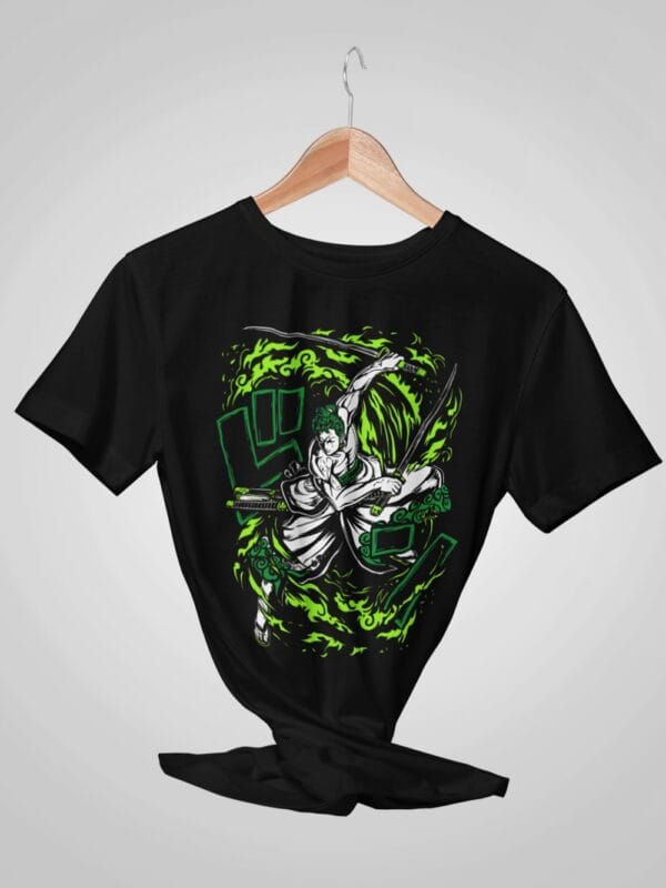 Roronoa Zoro Half Sleeve T-Shirt - Image 4