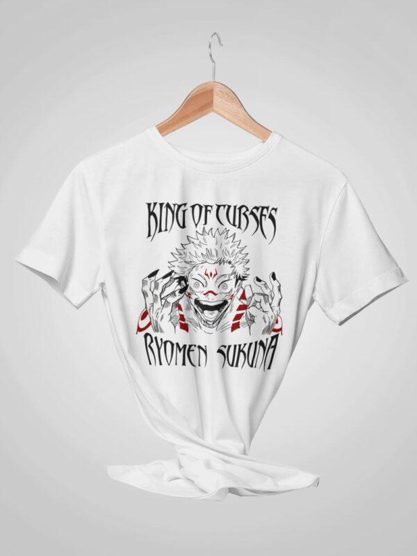King Of Curses: Ryomen Sukuna Half Sleeve T-Shirt - Image 2