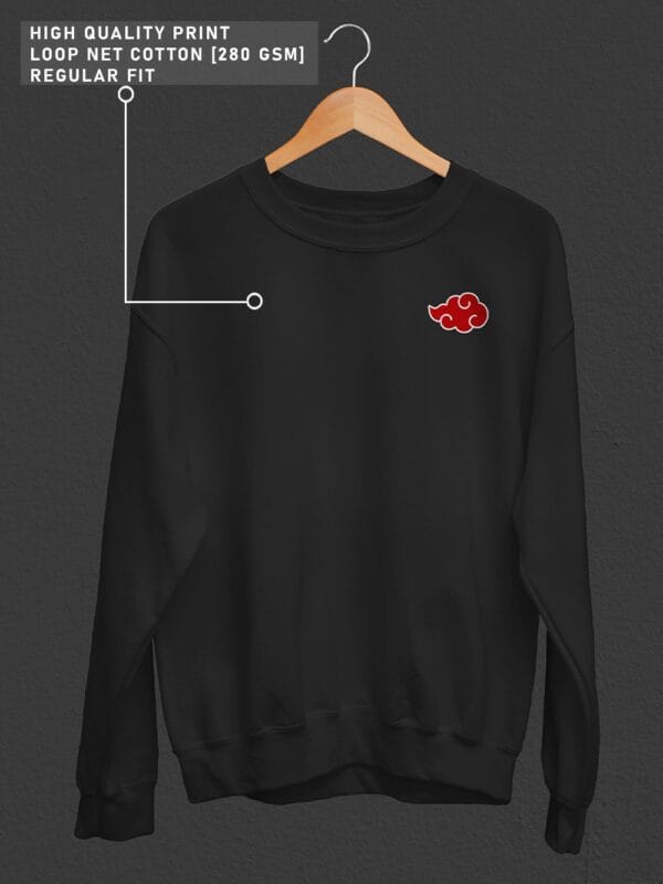 Akatsuki Symbol Anime Sweatshirt - Image 2