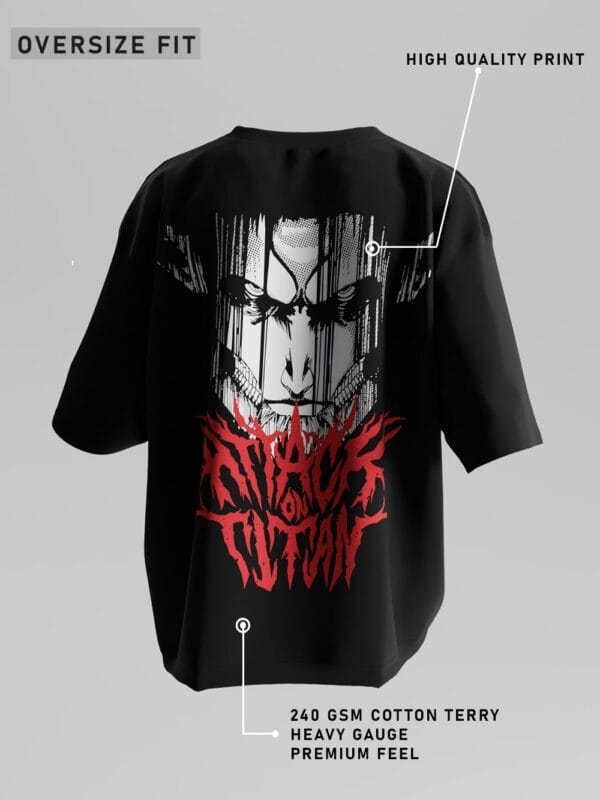 Attack on Titan Oversized Tshirt