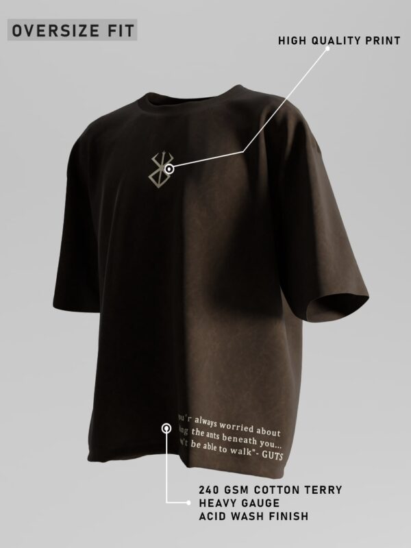 Berserk Oversized T-Shirt [Acid Washed] - Image 4