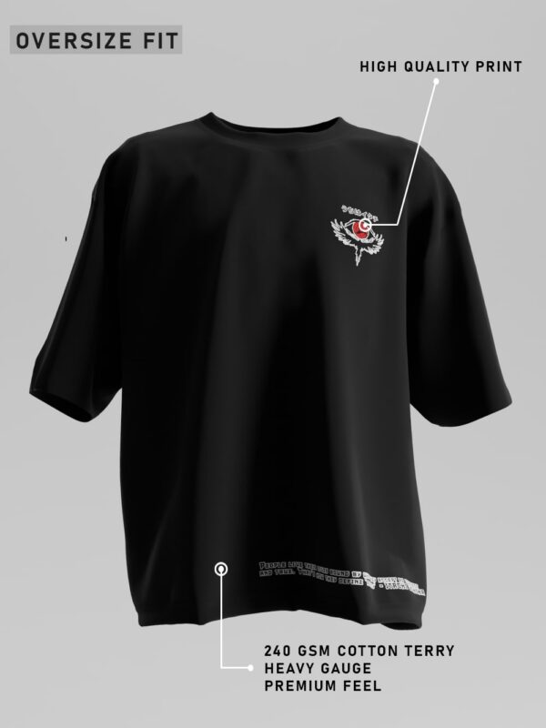 Itachi of the Sharingan Oversized T-Shirt - Image 2
