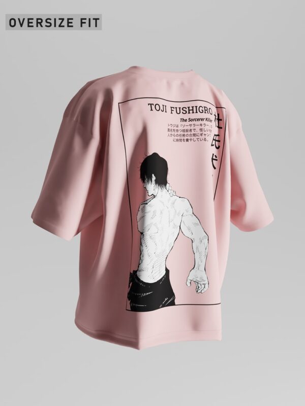 Toji Fushiguro Oversized Anime T-Shirt - Image 3