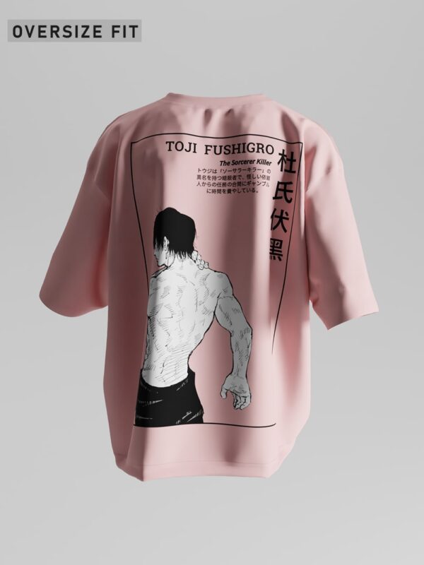 Toji Fushiguro Oversized Anime T-Shirt - Image 2
