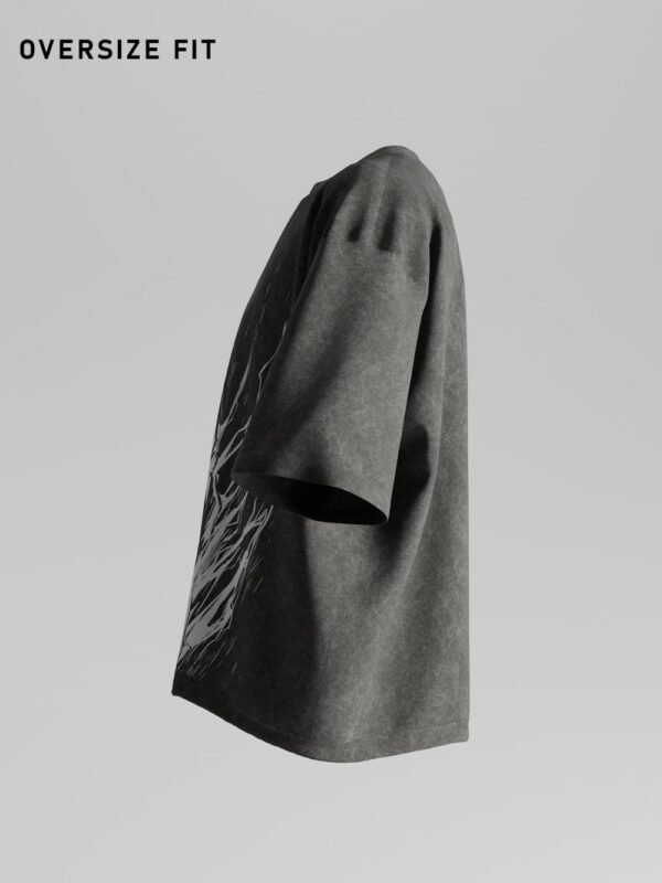 Yuji Itadori Oversized T-Shirt ( Acid Washed) - Image 2