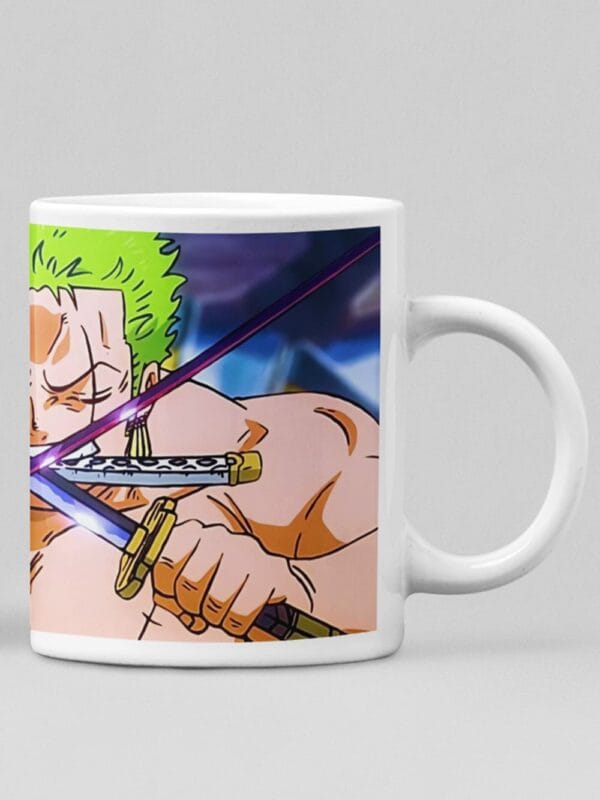 Roronoa Zoro Anime Mug - Image 2