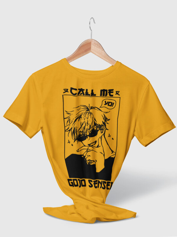 Gojo Sensei Half Sleeve T-Shirt - Image 2