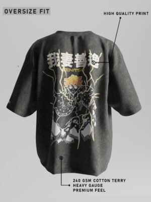 Zenitsu Oversized T-Shirt [Acid Washed]