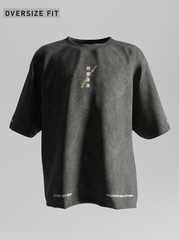 Zenitsu Oversized T-Shirt [Acid Washed] - Image 2